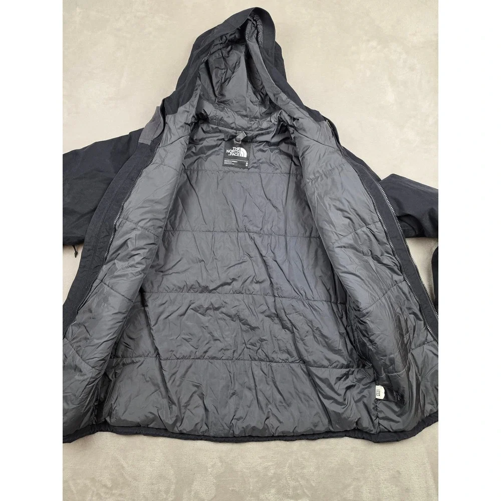 The North Face DryVent Canyonlands Jacket Mens M Black Triclimate Parka Coat